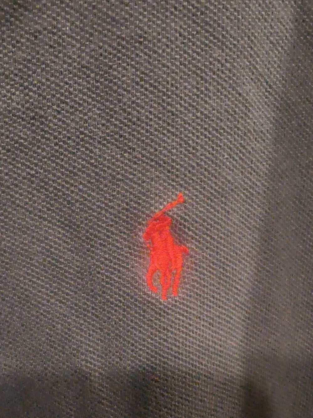 Vintage Ralph Lauren Black Polo with Red Pony Embroidery